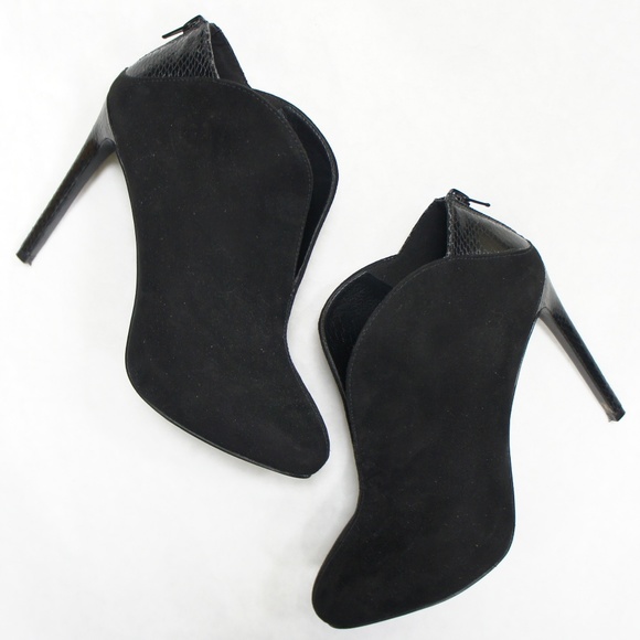 nine west bootie heels